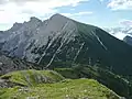 Kleiner (links) + Großer (rechts) Solstein mit Solsteinhaus von NW