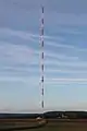 Der 130 Meter hohe Ausblendmast