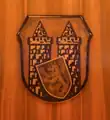Wappen im Hofer Rathaus, kleiner Sitzungssaal