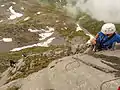 Der Klettersteig Rigidalstockwand