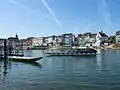 Klingentalfähre «Vogel Gryff»,vom Kleinbasel aus gesehen.