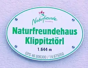 Naturfreundehaus am Klippitztörl