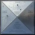 Sonnenuhr auf dem Südost-Pfeiler