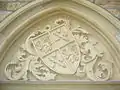 Werthern-Wappen über der Gruft