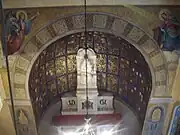 Von Traub ausgemalte Marienkapelle im ehemaligen Kloster Schänis, 1911