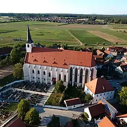 Kloster Seligenporten, Luftaufnahme