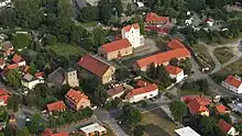 Luftaufnahme des Klosters Wendhusen (2015)