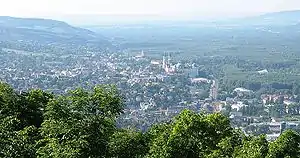 Blick auf Klosterneuburg