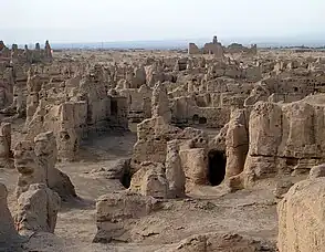 Blick über Jiaohe