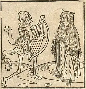 Domherr mit Almutie „bis über  die Ohren“ (um 1500)