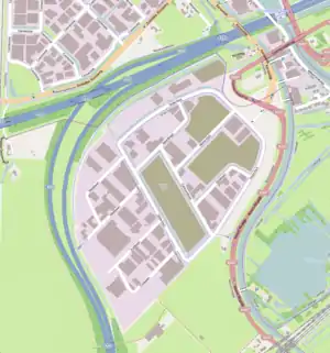 Übersichtskarte Knooppunt Gouwe