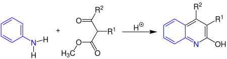 Knorr-Chinolinsynthese Übersichtsreaktion V4