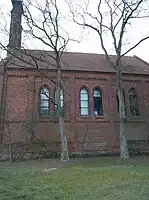 Die Südseite der Kirche
