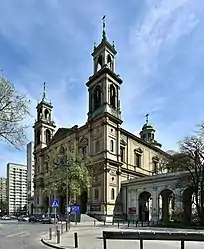 Blick vom Plac Grzybowski