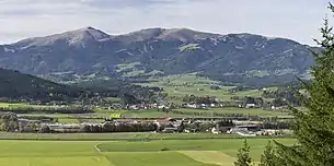 Kobenz von Südosten mit den Seckauer Zinken im Hintergrund