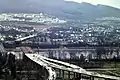 Südbrücke im Bau, März 1972