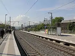 Bahnsteige des Haltepunktes