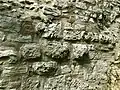 Buckelquader an der Südmauer
