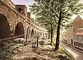 Stadtmauer am Türmchenswall im Jahre 1887