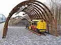 Rastplatz mit Streckenausbau