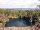 Blick auf den stillgelegten Thadenbruch