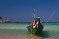Long Tail Boat bei Bottle Beach
