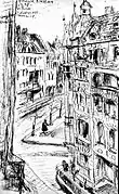 Straßen­ecke in Berlin, 1921
