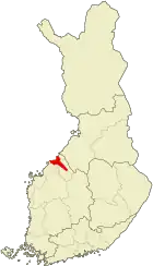 Lage von Kokkola in Finnland