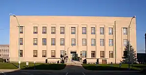 Howard County Courthouse in Kokomo, gelistet im NRHP