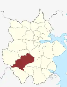 Lage des Ødis Sogn in der Kolding Kommune