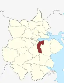 Lage des Dalby Sogn in der Kolding Kommune