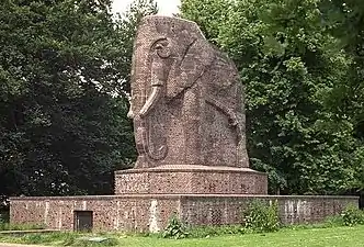 Reichskolonialdenkmal (1932) bzw. Antikolonialdenkmal1989; Bremen