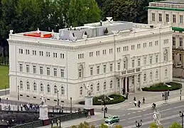 Das wiedererrichtete Kommandantenhaus