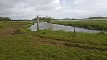 Kongeå südlich des Ortes Tobøl