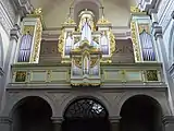 Orgel der Trinitatiskirche in Koniecpol