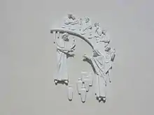 Relief Hochzeit zu Kana an der Konstanzer Bruder-Klaus-Kirche (1956)