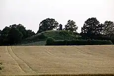 Die Kopfsteine aus Richtung Osten