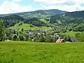 Blick auf dem Dorf