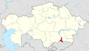 Lage in Kasachstan