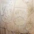Detail des Schuppen­panzers einer römischen Panzerstatue