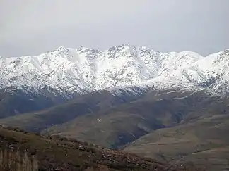 Qarschantau; in der Bildmitte der Mingbulak