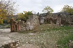 Agios Dimitrios, ein fast ganz verlassenes und weitgehend verfallenes Dorf auf der Insel Kos (Griechenland)
