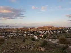 Blick auf Kos von der Kapelle Agios Fanourios-