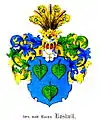 Stamm- und freiherrliches Wappen des Geschlechts von Koskull