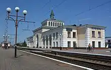 Bahnhofsgebäude in Kowel