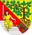 Lindenbaum und Lindenzweig (Krásná Lípa (Schönlinde)/CZ)