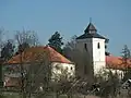 Kirche und Pfarrhaus in Krölpa