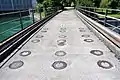 Barrikade Stauwehrbrücke EW Rheinau T2785.03
