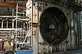 Geöffnete Kohlemühle in Schwarze Pumpe