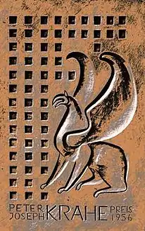 Bronzeplakette des Peter-Joseph-Krahe-Preises